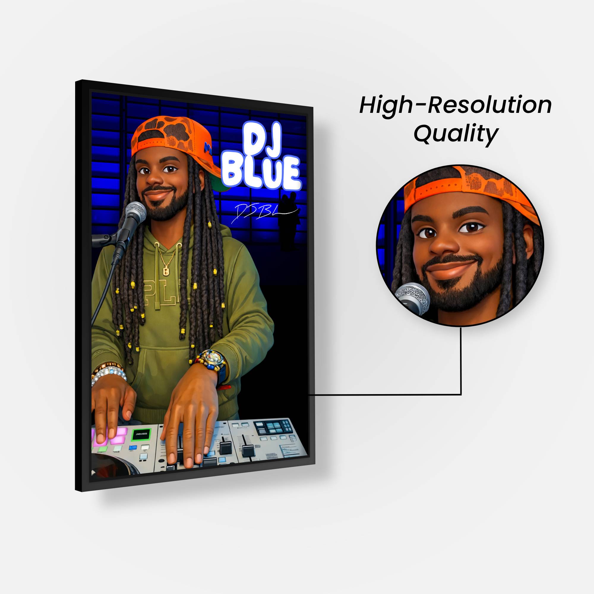DJ Blue - Signed Poster